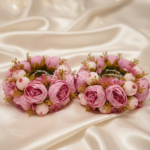 the vintage peach rose gajra